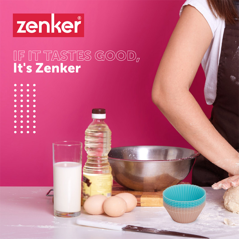 Muffin Moulds Pack of 8 Silicone 5x2 CM