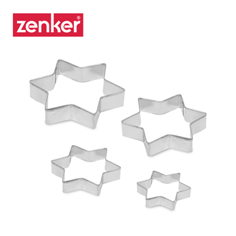 Cookie Moulds Star Shape Pack of 4