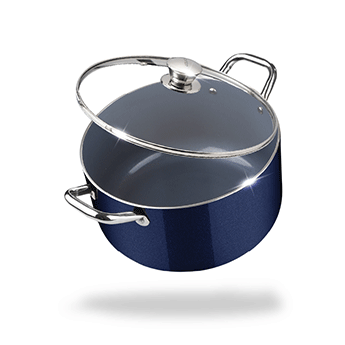 Ceramik Casserole w Glass Lid 20 CM|3.3 L