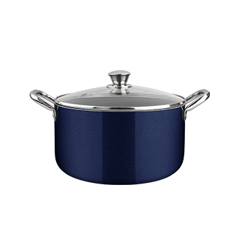 Ceramik Casserole w Glass Lid 20 CM|3.3 L