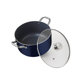 Ceramik Casserole w Glass Lid 20 CM|3.3 L