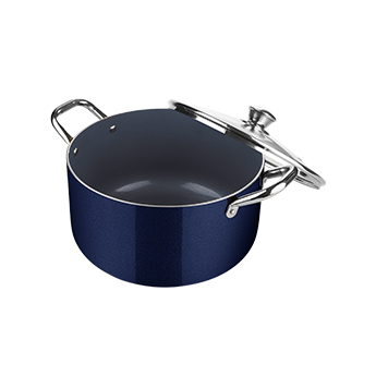 Ceramik Casserole w Glass Lid 20 CM|3.3 L