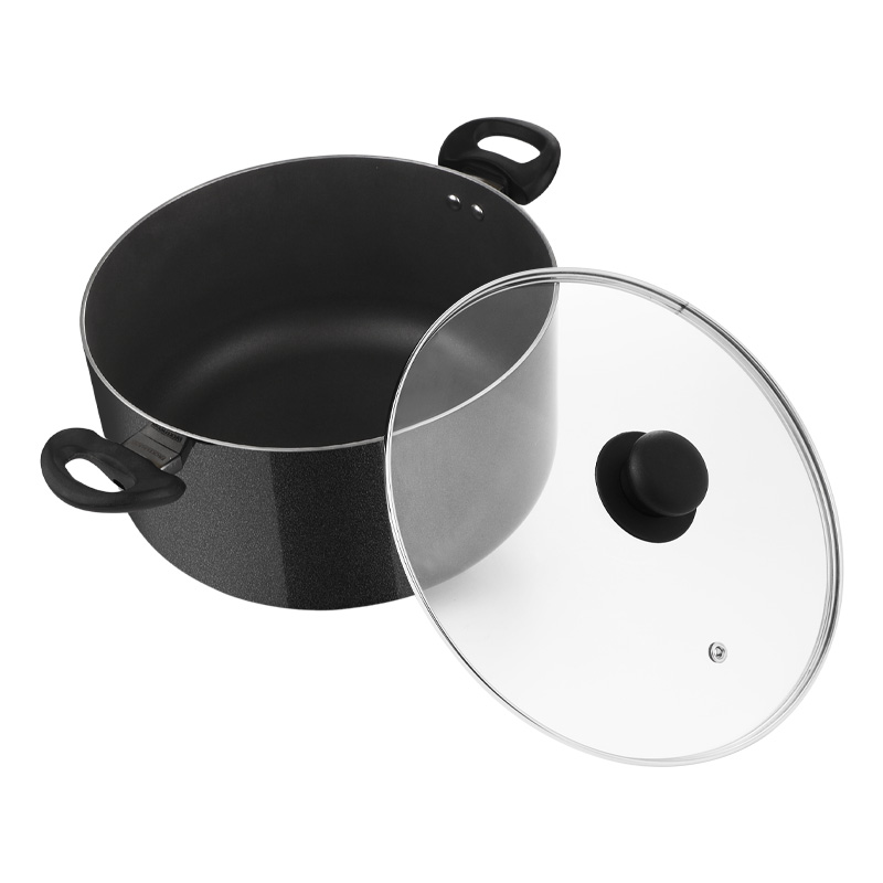 Quartz Casserole w Glass Lid 20 CM|3.3 L