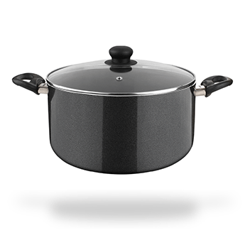 Quartz Casserole w Glass Lid 20 CM|3.3 L