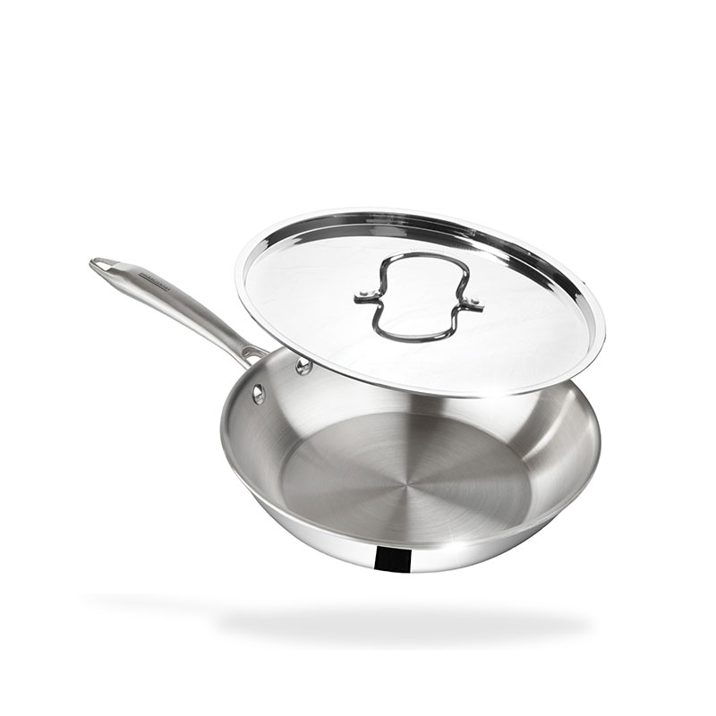 Triply Fry Pan w SS Lid 20 CM|1.2 L