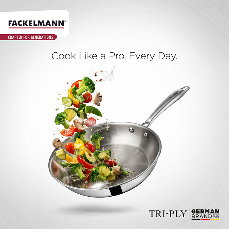 Triply Fry Pan w SS Lid 20 CM|1.2 L
