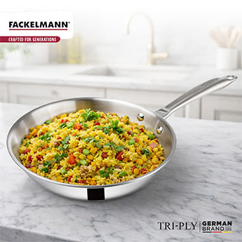 Triply Fry Pan w SS Lid 20 CM|1.2 L