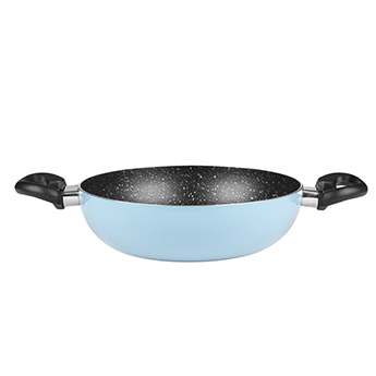 Cologne Kadhai w Glass Lid 22 CM|2.3 L