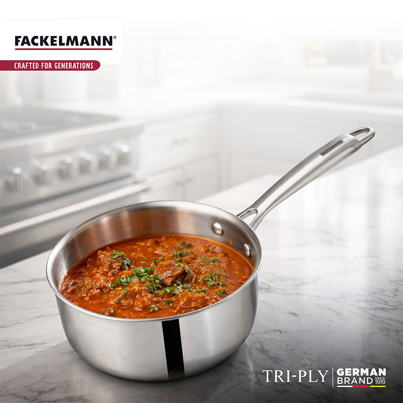 Triply Saucepan w SS Lid 14 CM|1.1 L