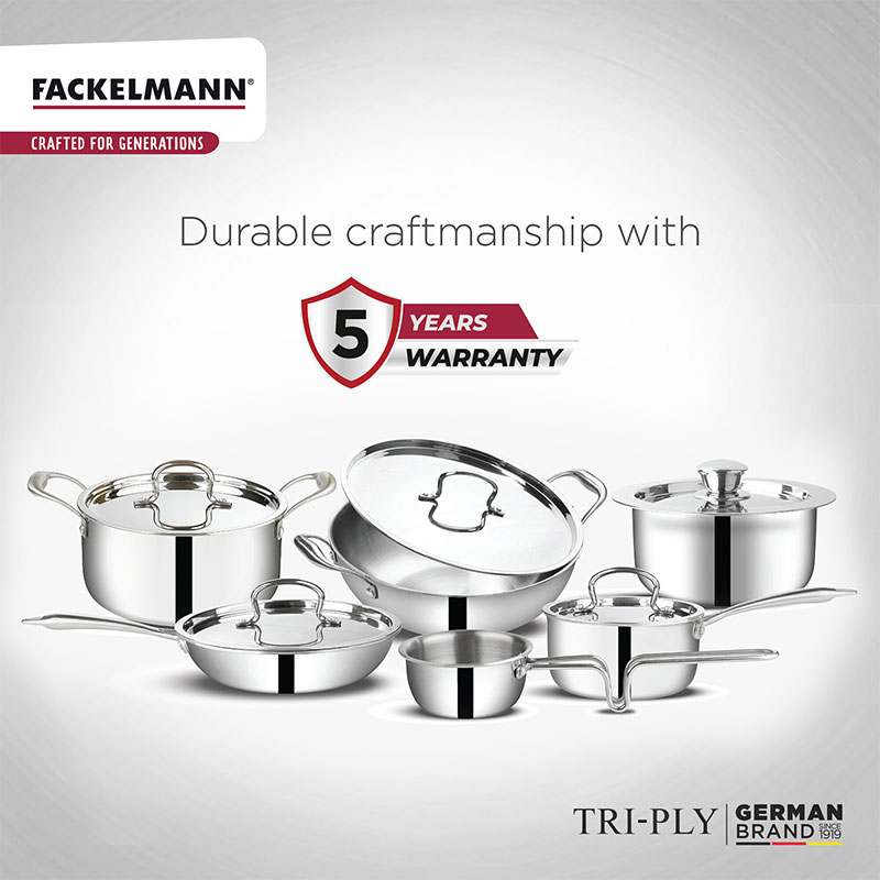 Triply Saucepan w SS Lid 14 CM|1.1 L
