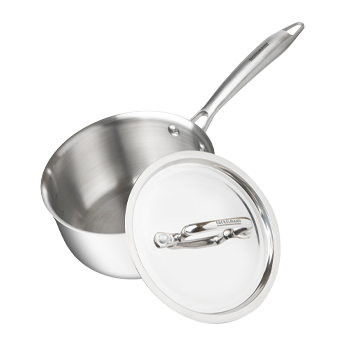 Triply Saucepan w SS Lid 14 CM|1.1 L