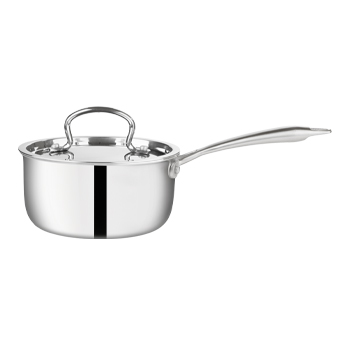 Triply Saucepan w SS Lid 14 CM|1.1 L