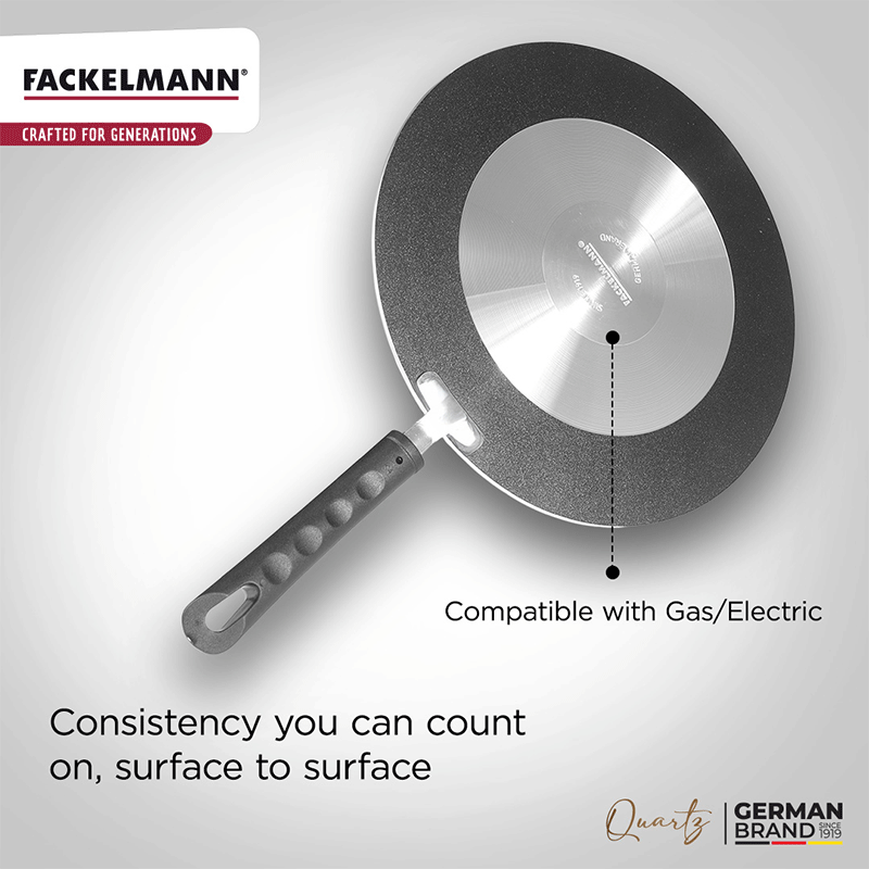 Quartz Nonstick Concave Tawa 25 CM