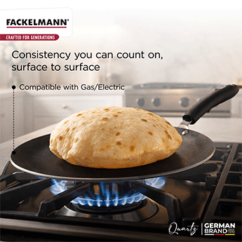 Quartz Nonstick Concave Tawa 25 CM