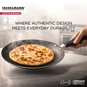 Quartz Nonstick Concave Tawa 25 CM