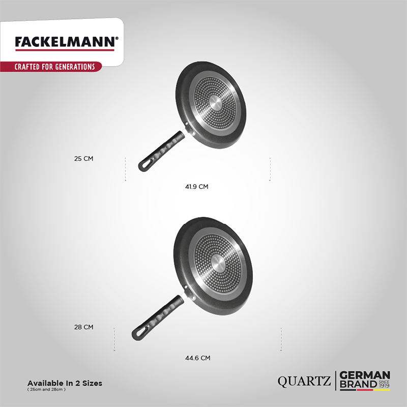 Quartz Nonstick Flat Tawa 25 CM