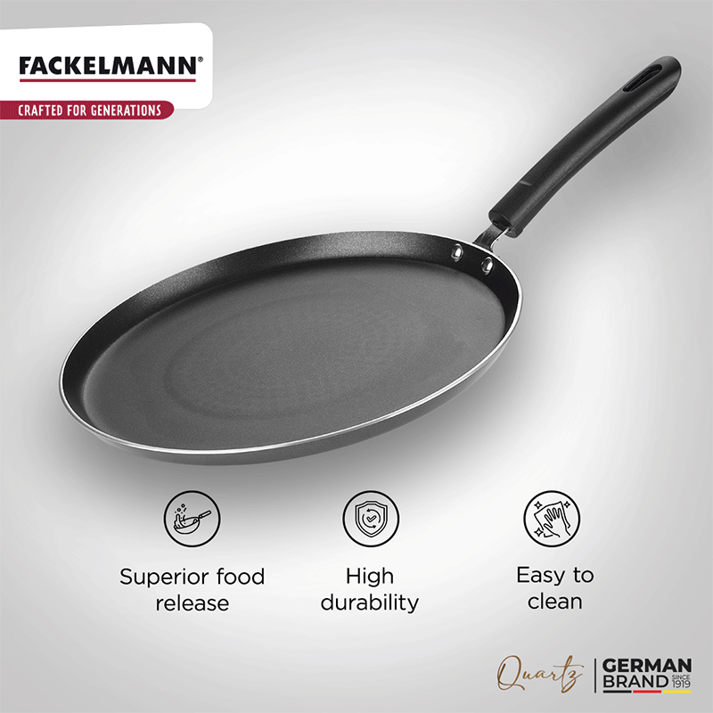 Quartz Nonstick Flat Tawa 25 CM
