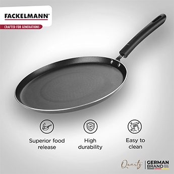 Quartz Nonstick Flat Tawa 25 CM
