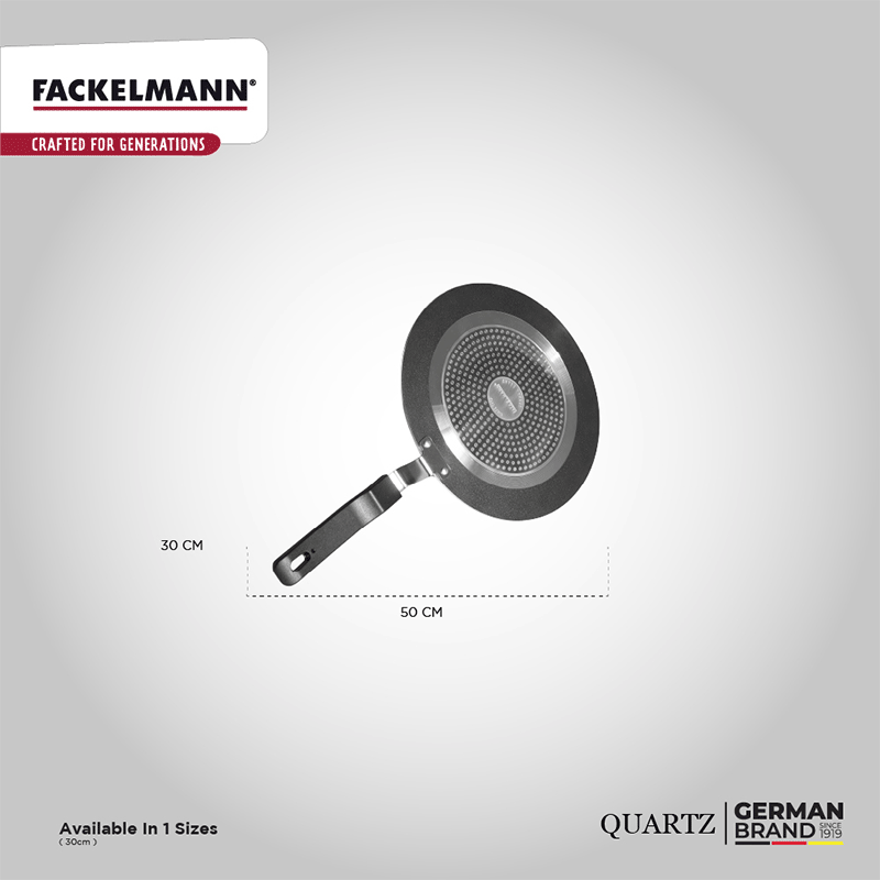 Quartz Nonstick Full Flat Tawa 30 CM