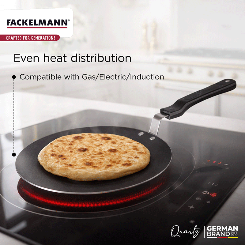 Quartz Nonstick Full Flat Tawa 30 CM