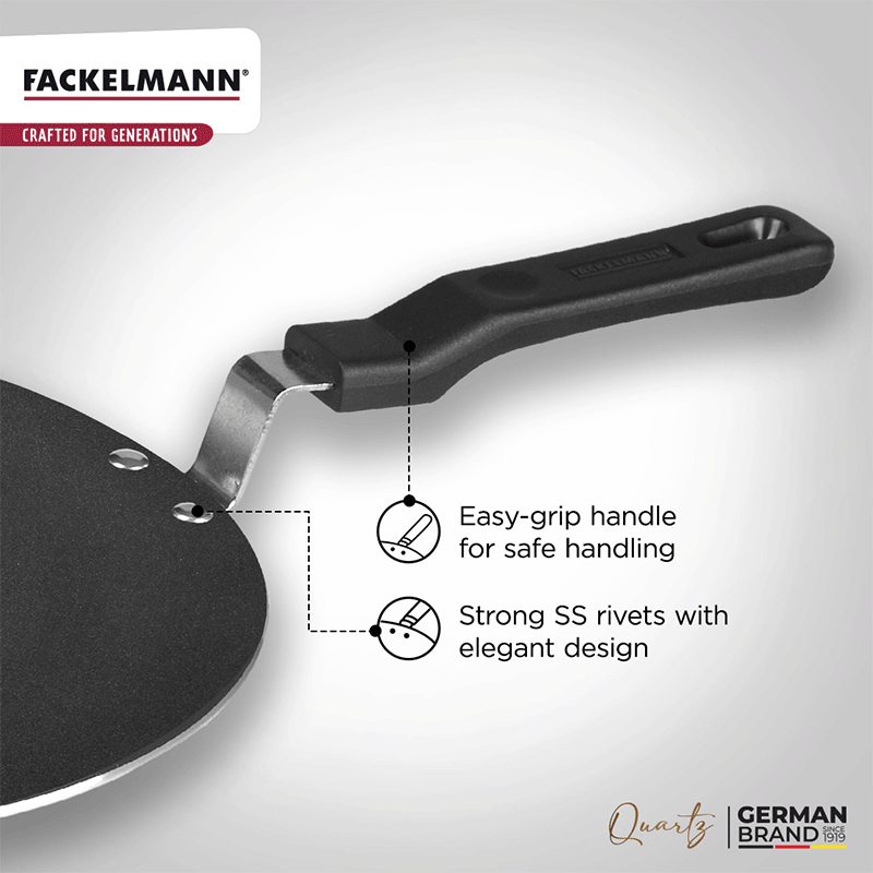 Quartz Nonstick Full Flat Tawa 30 CM