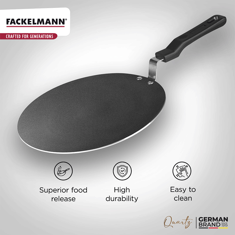 Quartz Nonstick Full Flat Tawa 30 CM
