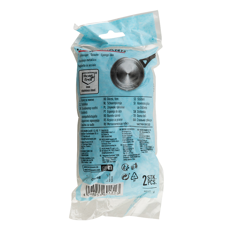 Stainless Steel Scourer 2 Pcs 105 mm