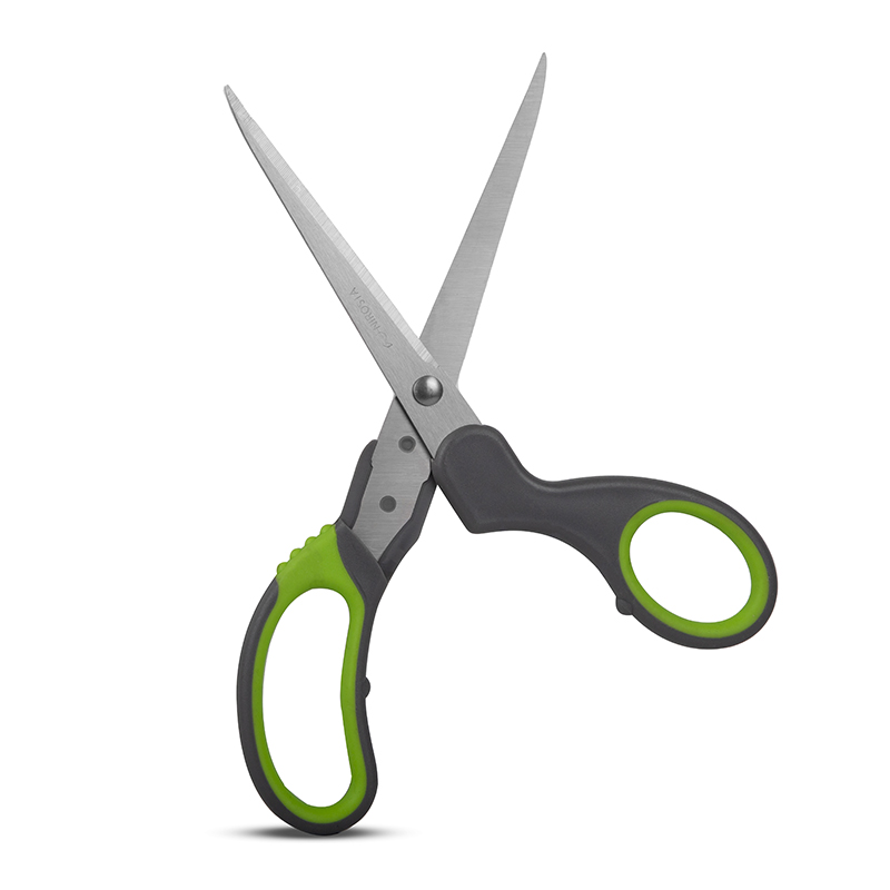 Softgrip Scissors 21.5 CM Green