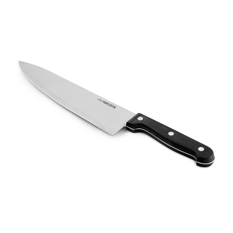 Chef knife Mega Plain Blade 32 CM Black