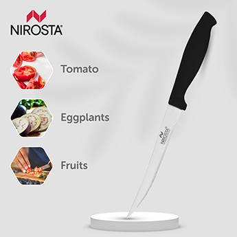 Nirosta Alpha Tomato Knife - Fine Serration
