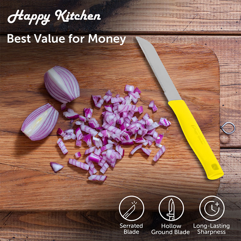 Sharp Vegetable Knife Yellow