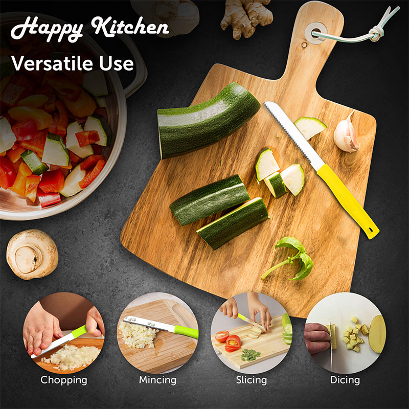 Sharp Vegetable Knife Yellow