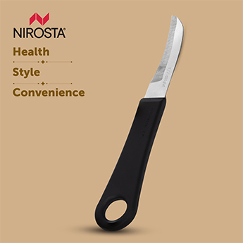 Peeling Knife Plain Blade 16.5 CM Black