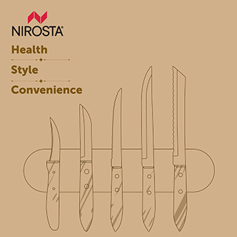 Bread Knife Rosewood Handle Long Serrated Blade 29.5 CM Brown